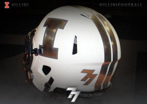 Helmet to be worn featuring the #77 decal 